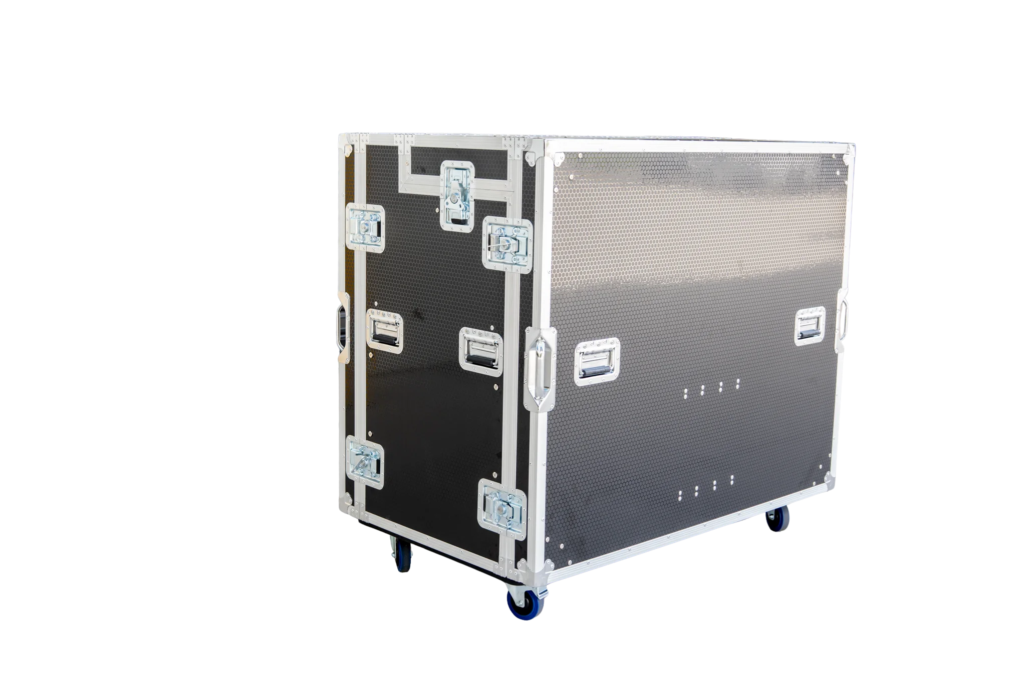 Dual Monitor Broadcast Workstation Road Case
