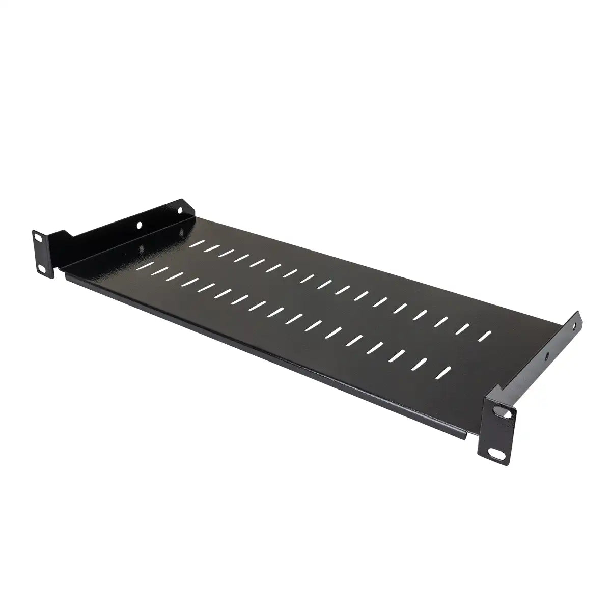 Shop 1RU Shelf | 200mm Deep | Vented Rack Mount Shelf - Titan AV