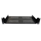 2RU 19" Cantilever Rack Shelf, 280mm Deep