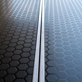 18mm hexapattern non-slip plywood and aluminium edging.