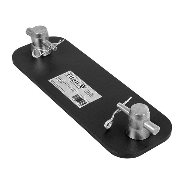300 x 100 Steel Base Plate - 290 Truss, Black