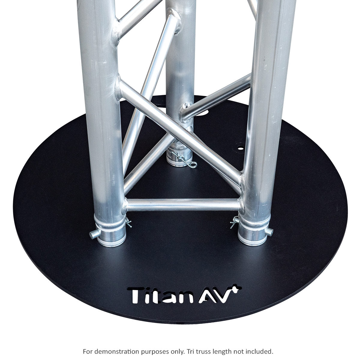 600 Steel Base Plate - 290 Truss, Black