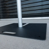 3m x 3m Pipe and Drape Stand with Black Velvet Drapes