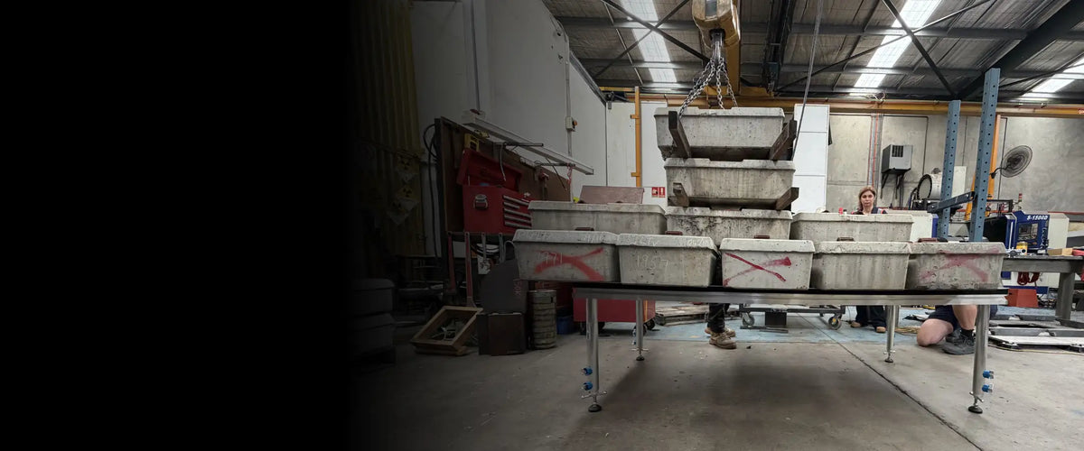 Titan AV Portable Staging being independently load tested