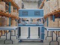 Dual Monitor Broadcast Workstation Road Case