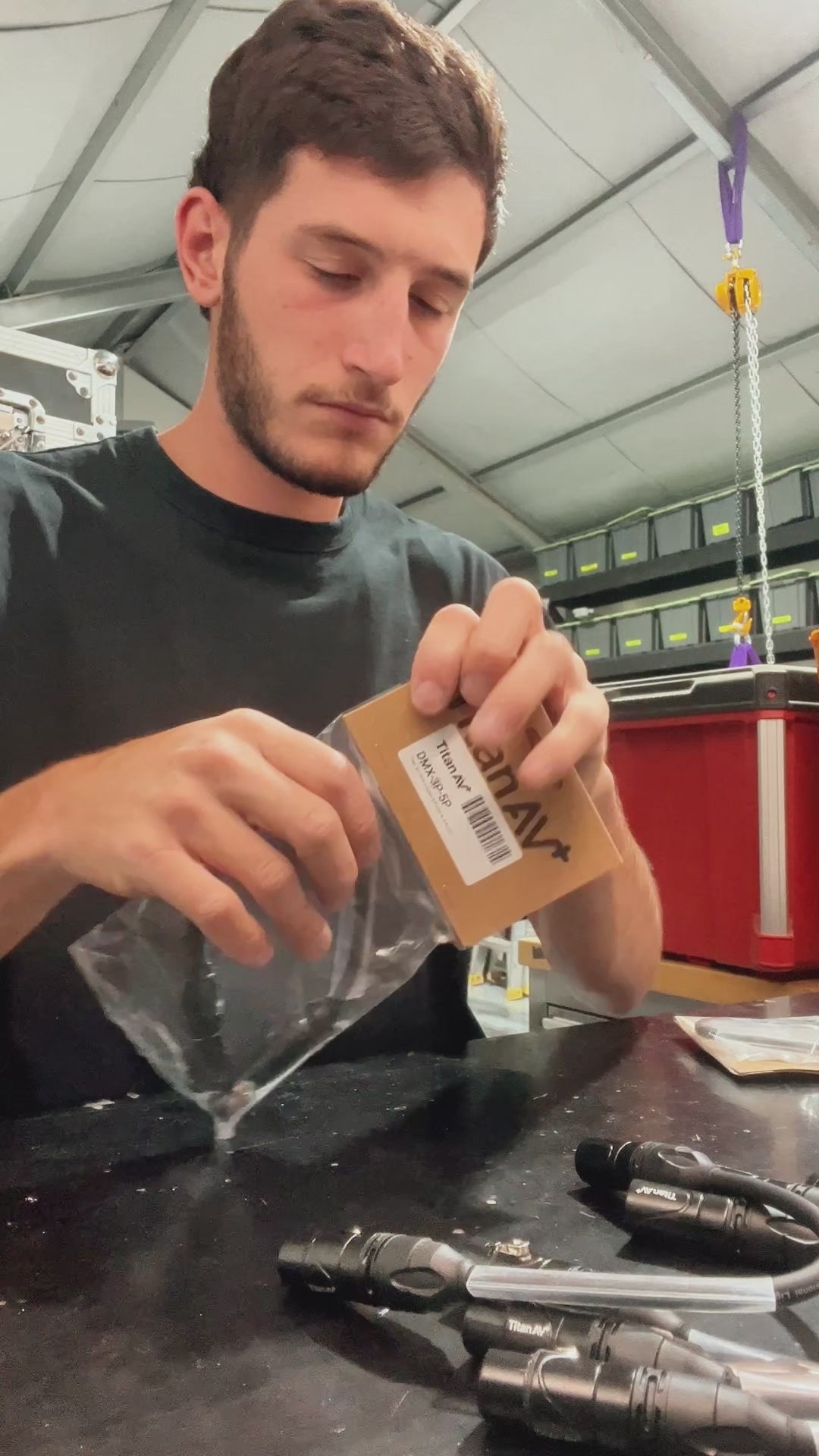 5 Pin Male to 3 Pin Female DMX Adapter