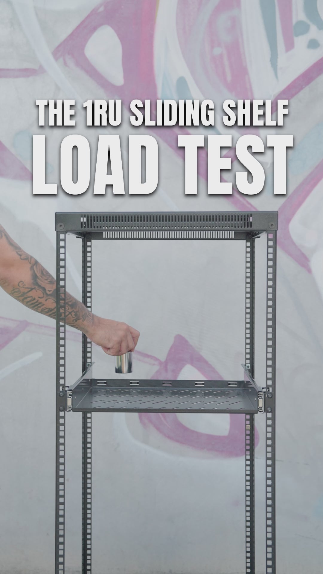 1RU Sliding Shelf, 350mm Deep