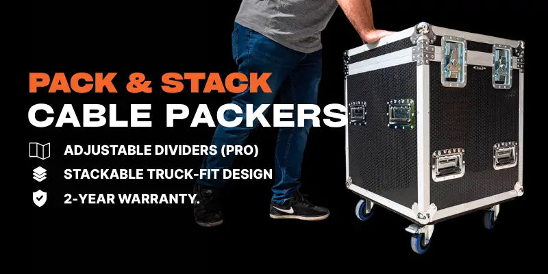 Pack & Stack with Titan AV Cable Packers