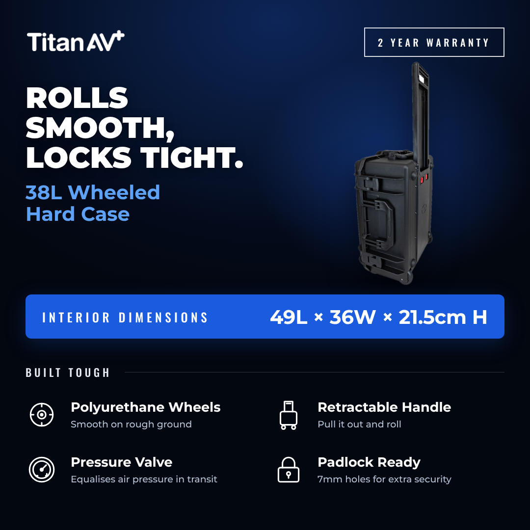 38L Wheeled Hard Case [6002]