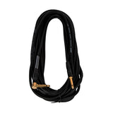10m Guitar Lead 1/4" Jack to 1/4" Right Angle Jack
