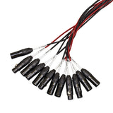 30m Multicore Cable Stage Box, 8 Send, 4 Return