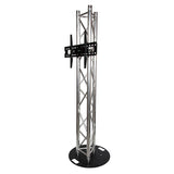 2m Tri Truss Tilt Mount TV Stand with 600mm Steel Round Base