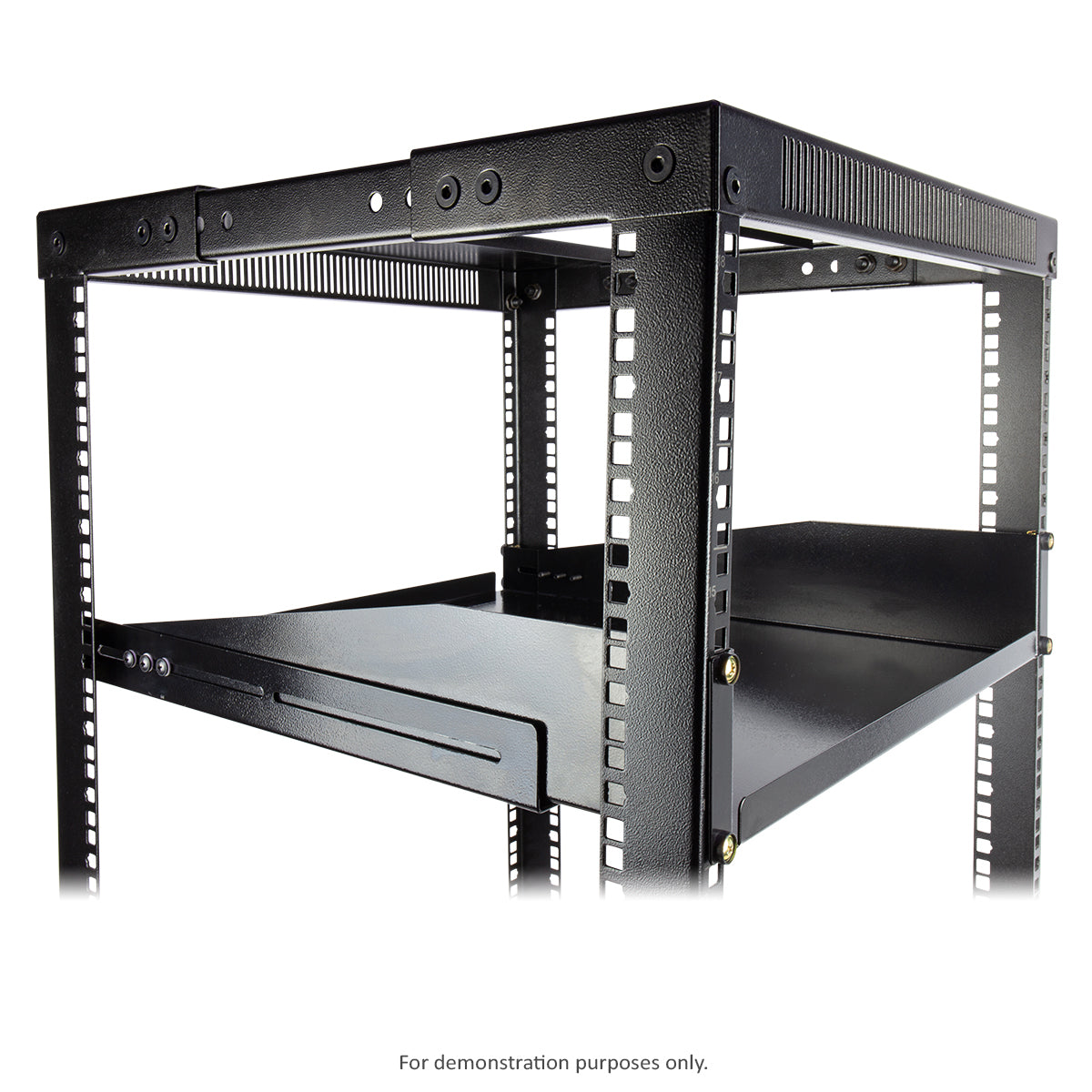 2RU 19" Adjustable Depth Shelf, 470-785mm Deep
