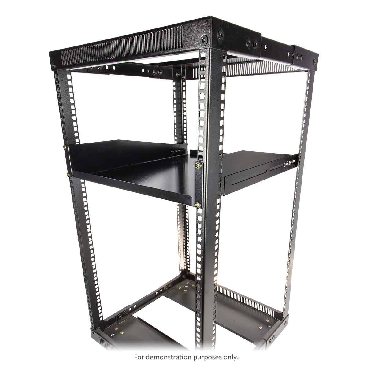 2RU 19" Adjustable Depth Shelf, 470-785mm Deep