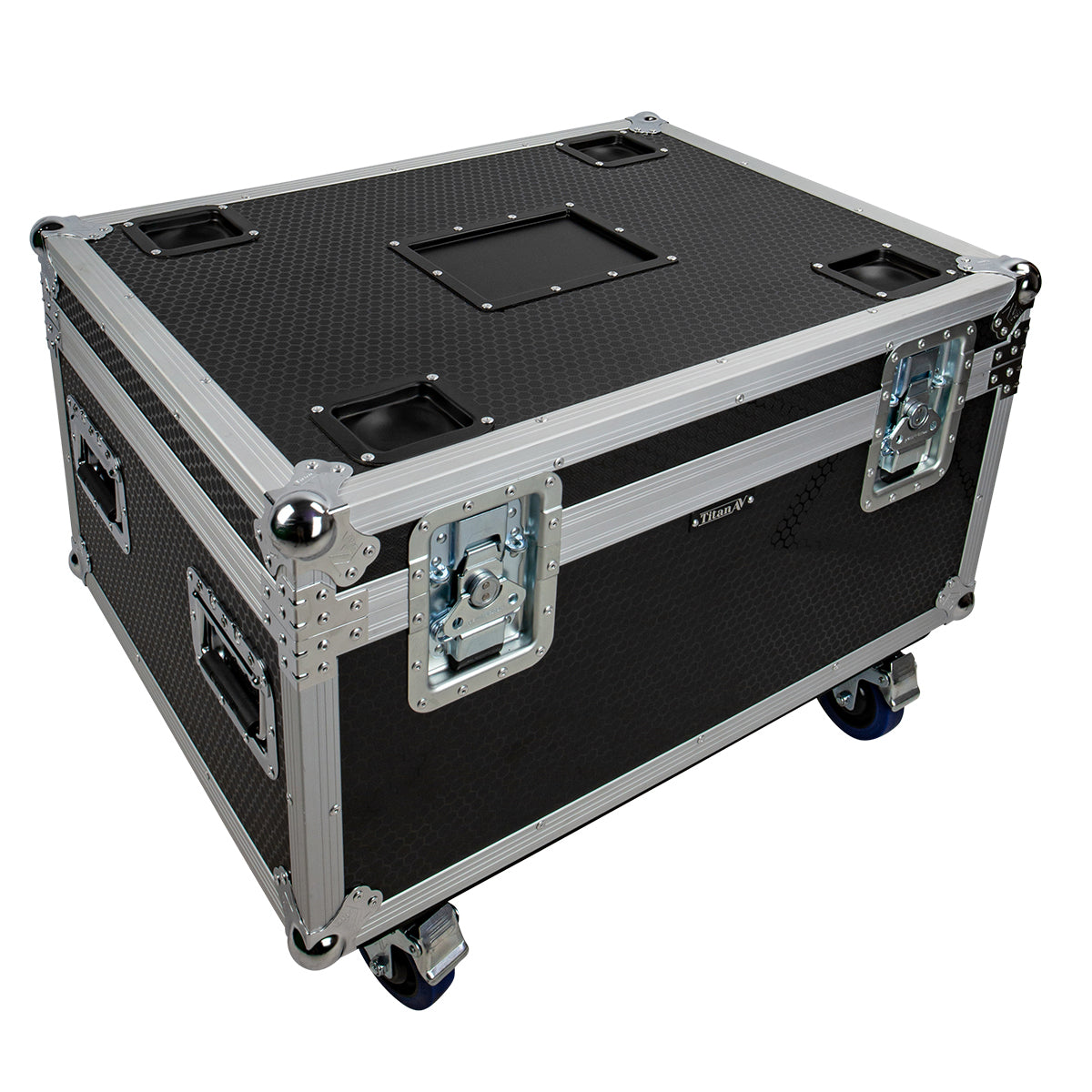 Medium & Short, Pro Cable Packer Road Case | Stackable - Titan AV