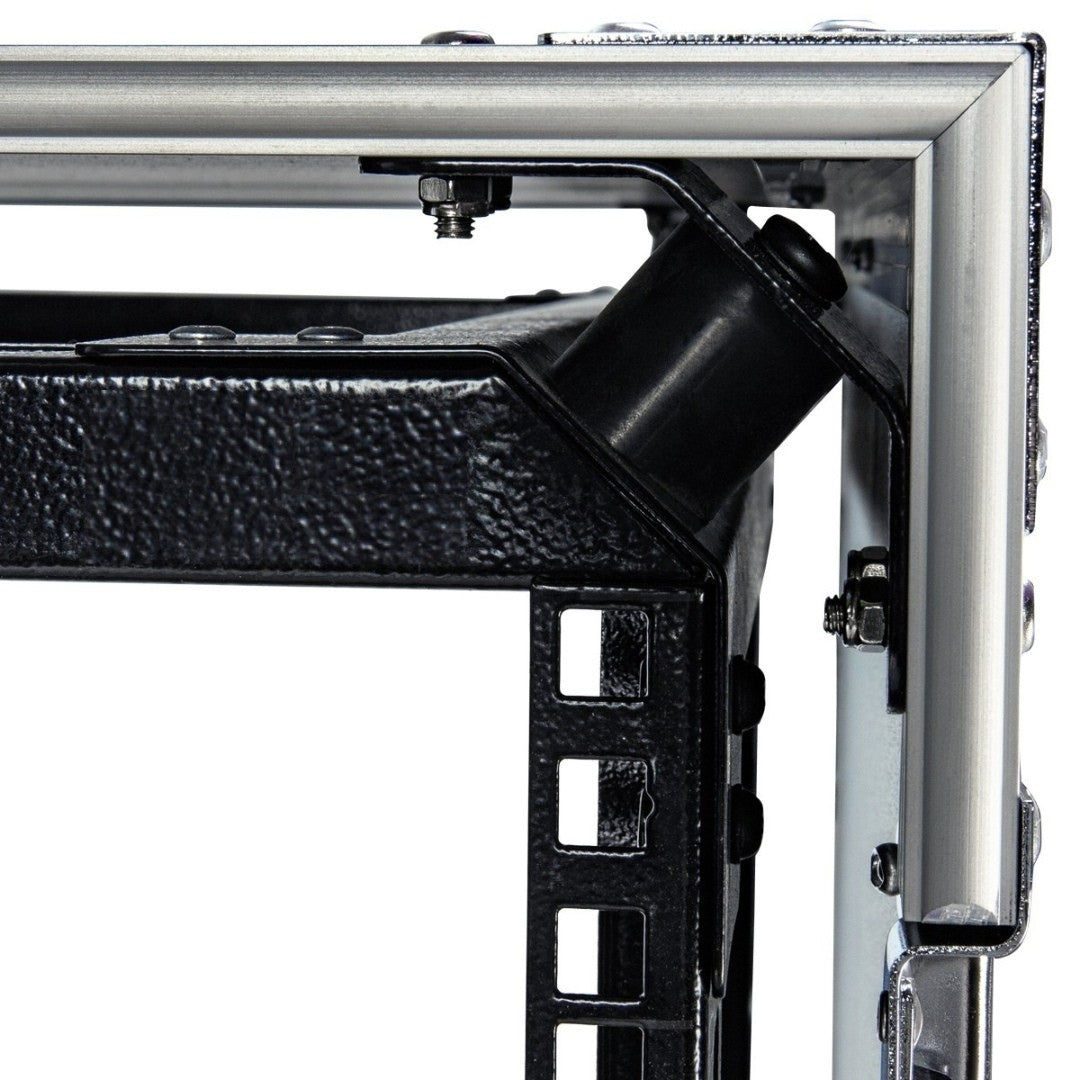 16RU Shock Rack Case with Wheels, 550mm Deep