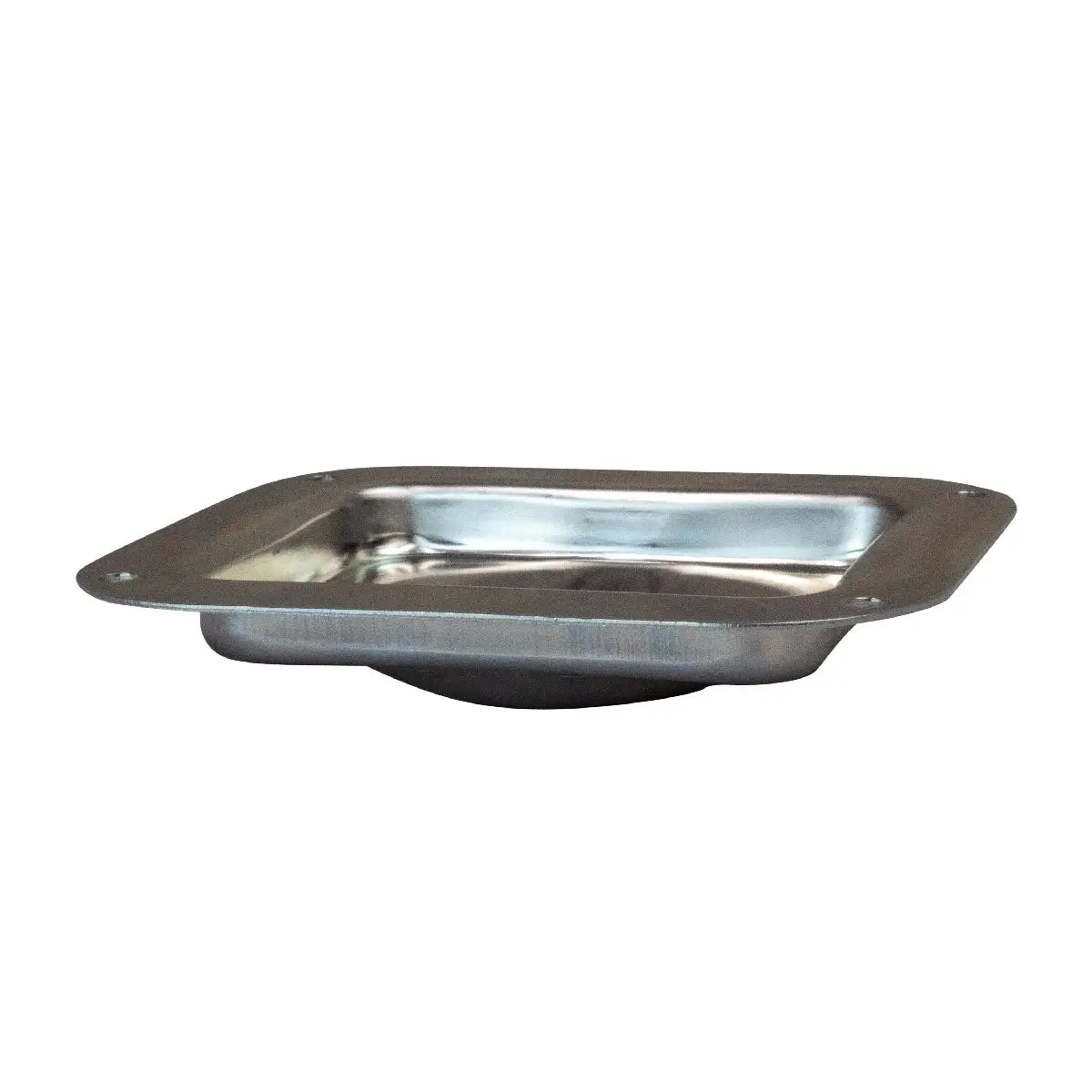 Road Case Castor Wheel Dish Plate Small - Chrome