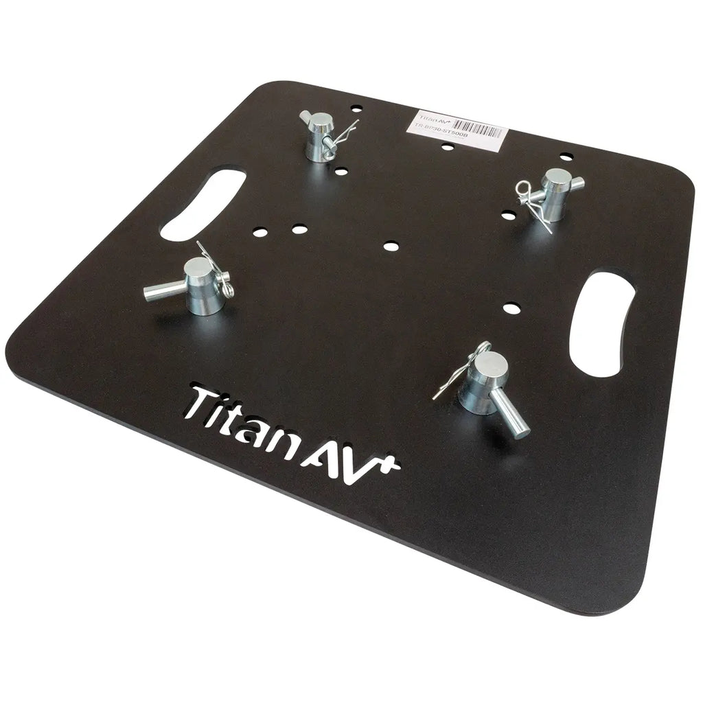 Titan AV 500 Steel Base Plate - 290 Lighting Truss in Black