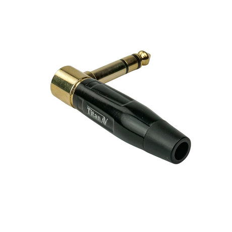 1/4" Right Angle, TRS Stereo Jack