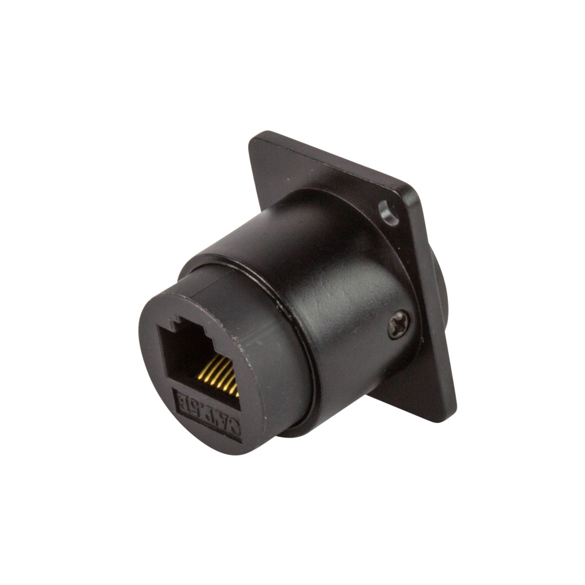 Cat5e Pass-through Panel Mount Connector