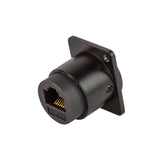 Cat5e Pass-through Panel Mount Connector