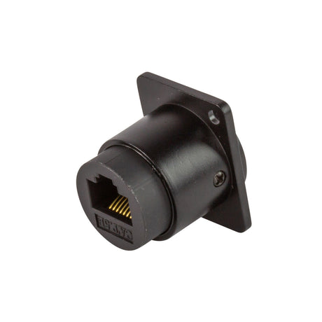 Cat5e Pass-through Panel Mount Connector