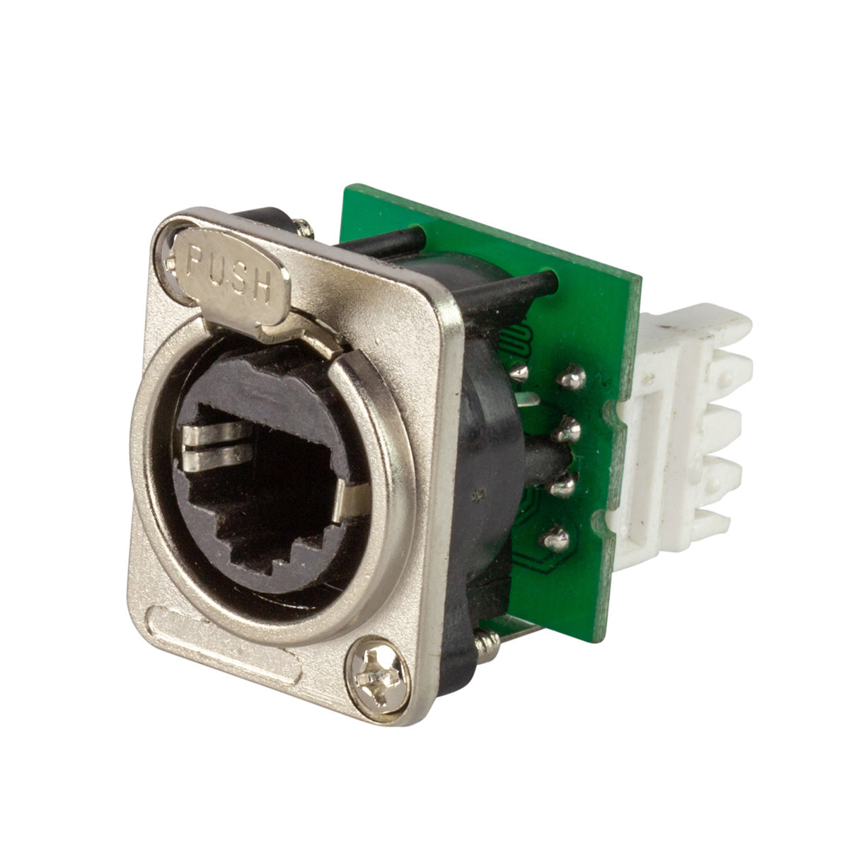 Ethercon Cat5e, Punch down Terminals Panel Mount Connector