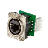 Ethercon Cat5e, Punch down Terminals Panel Mount Connector