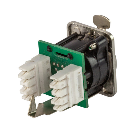 Ethercon Cat5e, Punch down Terminals Panel Mount Connector