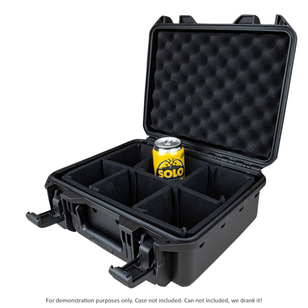 1009 Hard Case with Padded Divider 332 x 242 x 125mm (int)